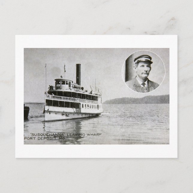 Str. Susquehanna, hamndeposit, Maryland Vykort (Framsida)