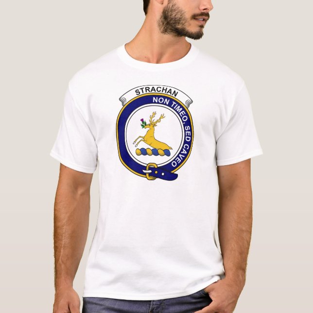 Strachan klanemblem tee shirt (Framsida)