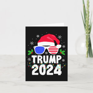 Sträck 2024 Santa Usa Gör jul Underbar igen Fu Kort