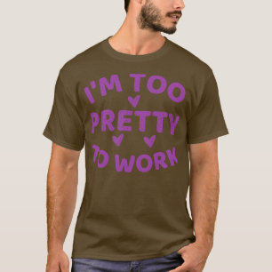 Sträck för söt att arbeta med t shirt
