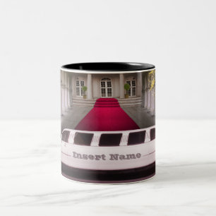 Sträck Limo med ditt namn Två-Tonad Mugg