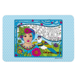 Sträck ut din mind_Flexible Magnet 6"x4"