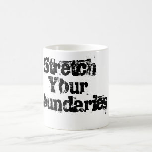 Sträck ut gränserna kaffemugg