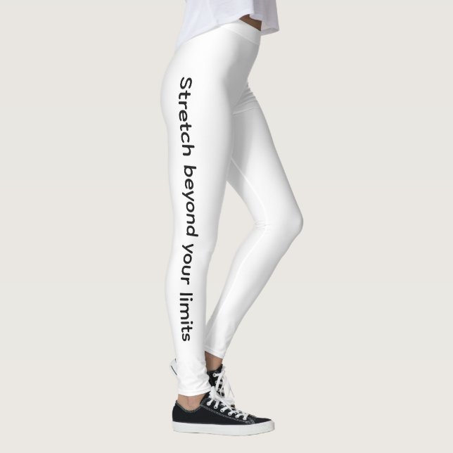 Sträcka dig bortom dina gränser leggings (Höger)