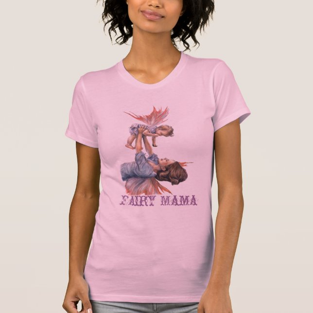 Sträcka henne vingar - felik mammaskjorta tee shirt (Framsida)