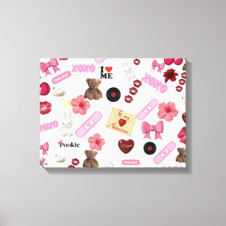 Sträckande Canvastryck