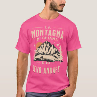 Sträckande i bergsflodmynningen t shirt