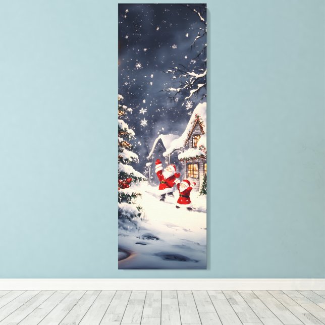 Sträckat Kanvastryck (Insitu (trägolv))