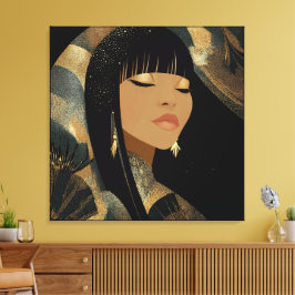 Sträckat Kanvastryck