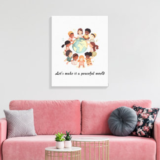 Sträckat Kanvastryck