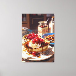 Sträckat Kanvastryck