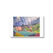 Sträckat Kanvastryck