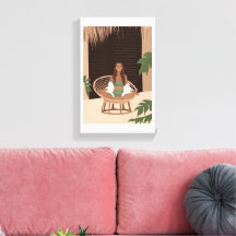 Sträckat Kanvastryck