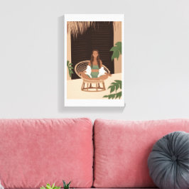 Sträckat Kanvastryck