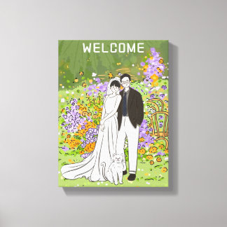 Sträckat Kanvastryck