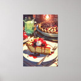 Sträckat Kanvastryck