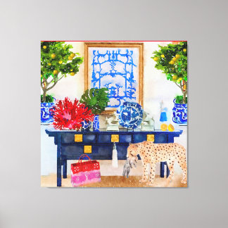 Sträckat Kanvastryck