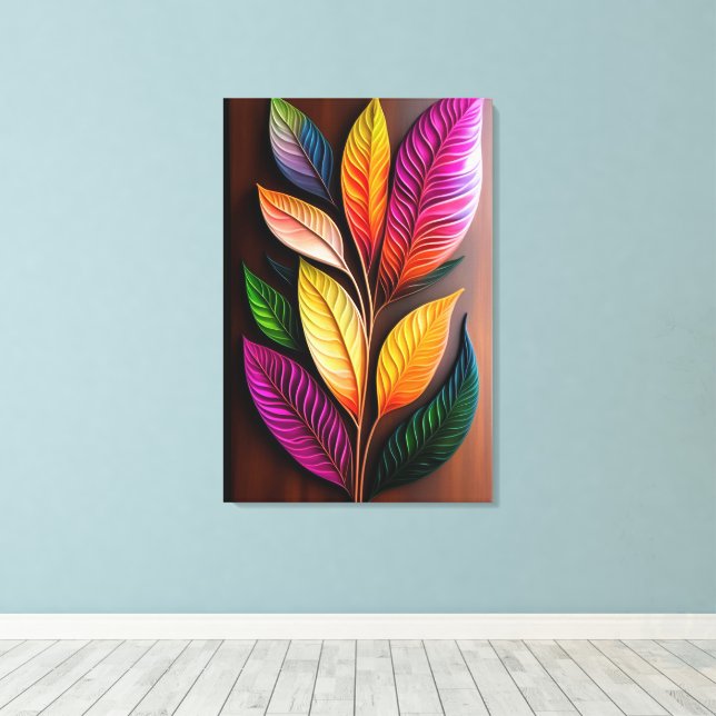 Sträckat Kanvastryck (Insitu (trägolv))