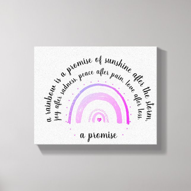 Sträckat Kanvastryck - Ett löfte (Framsida)