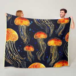 Sträckat Kanvastryck Fleecefilt