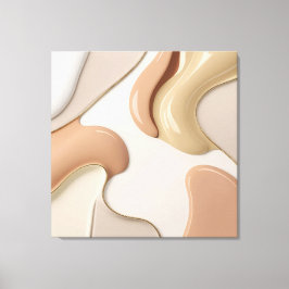 Sträckat kanvastryck i snyggt grafik