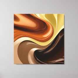 Sträckat kanvastryck i snyggt grafik