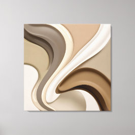 Sträckat kanvastryck i snyggt grafik