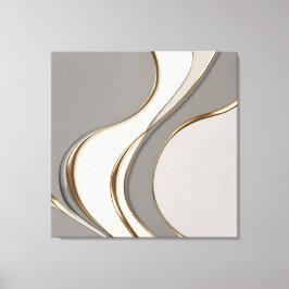 Sträckat kanvastryck i snyggt grafik