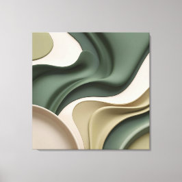 Sträckat kanvastryck i snyggt grafik