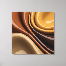 Sträckat kanvastryck i snyggt grafik