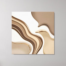 Sträckat kanvastryck i snyggt grafik