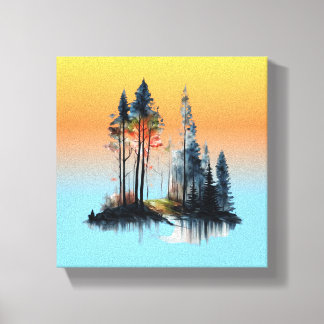 Sträckat Kanvastryck - segment