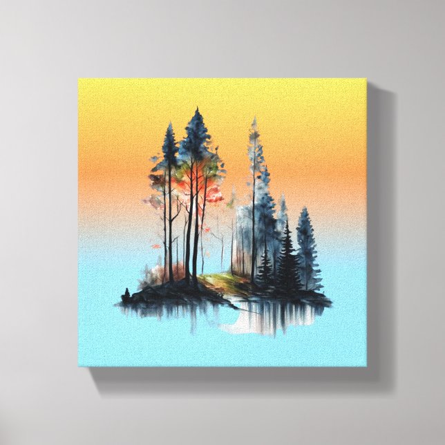 Sträckat Kanvastryck - segment (Framsida)