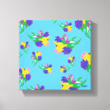 Sträckat Kanvastryck: Tulips i Bloom