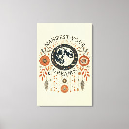 Sträckat Kanvastryck - Visa dina drömmar