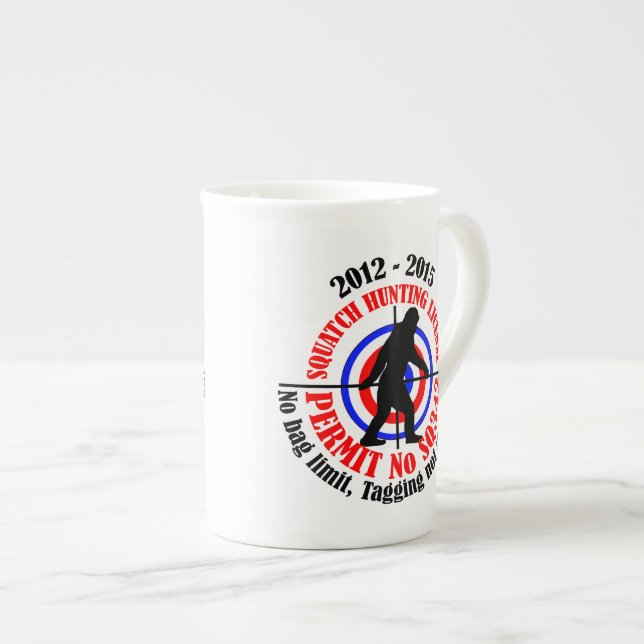 Sträckjakttillstånd Benporslin Mugg (Framsida höger)