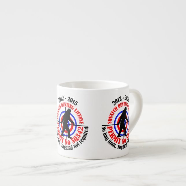 Sträckjakttillstånd Espressomugg (Framsida höger)