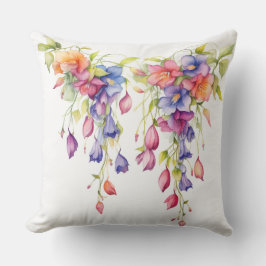 STRÄCKNING AV FÄRGBLOMMOR AV SÖT KUDDE