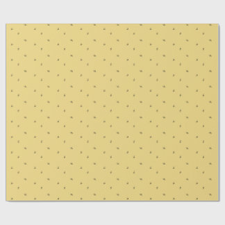 Sträckning av små honungsbin Gult Presentpapper