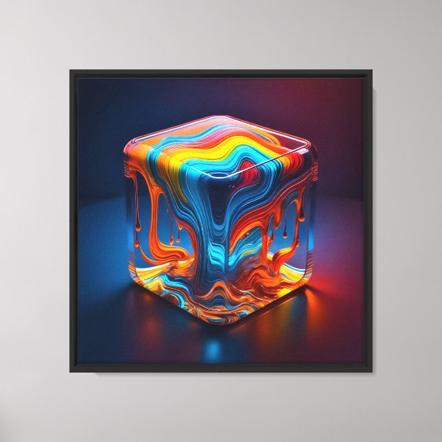 Sträckt canvastryck 16"x16" (Framsida)