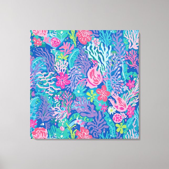 Sträckt canvastryck i stilren grafik (Framsida)