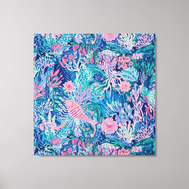 Sträckt canvastryck i stilren grafik (Framsida)