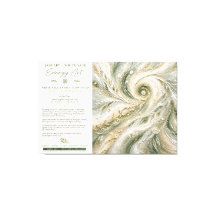 Sträckt Canvastryck Januari — White Sage Energy