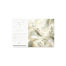 Sträckt Canvastryck Januari — White Sage Energy