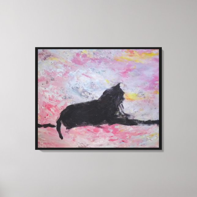 sträckt Kanvastryck (Framsida)