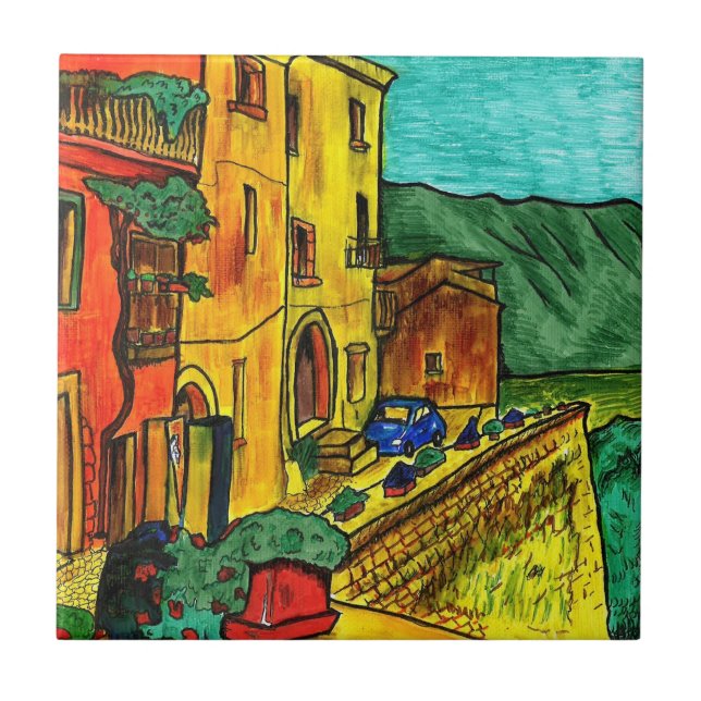 Strada di Artisti Kakelplatta (Framsidan)