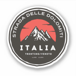 Strada statale 48 delle Dolomiti Klistermärken