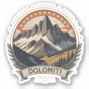 Strada statale 48 delle Dolomiti Klistermärken