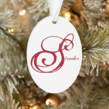 "Strader" Ornament med Live Laugh Kärlek på baksid