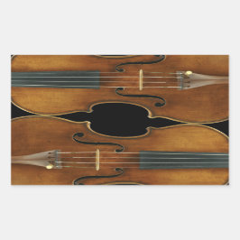 Stradivari Duo Rektangulärt Klistermärke